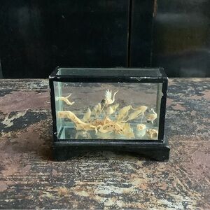 Vintage Miniature Asian Cork Diorama